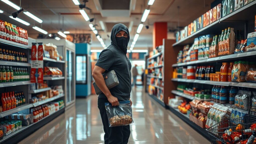 guida alle conseguenze del furto nei supermercati